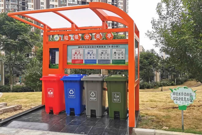 垃圾分类亭陆续安装，怎么使用？垃圾怎么分？